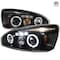 Spec-D Tuning 04-07 Chevrolet Malibu Halo LED Projector Black 2LHP-MBU04JM-TM - alternate 1